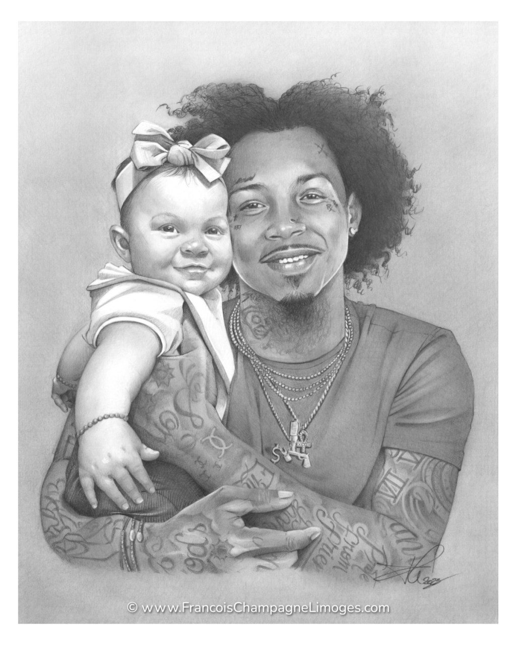 Commande de portrait privée / Private portrait&nbsp;commission