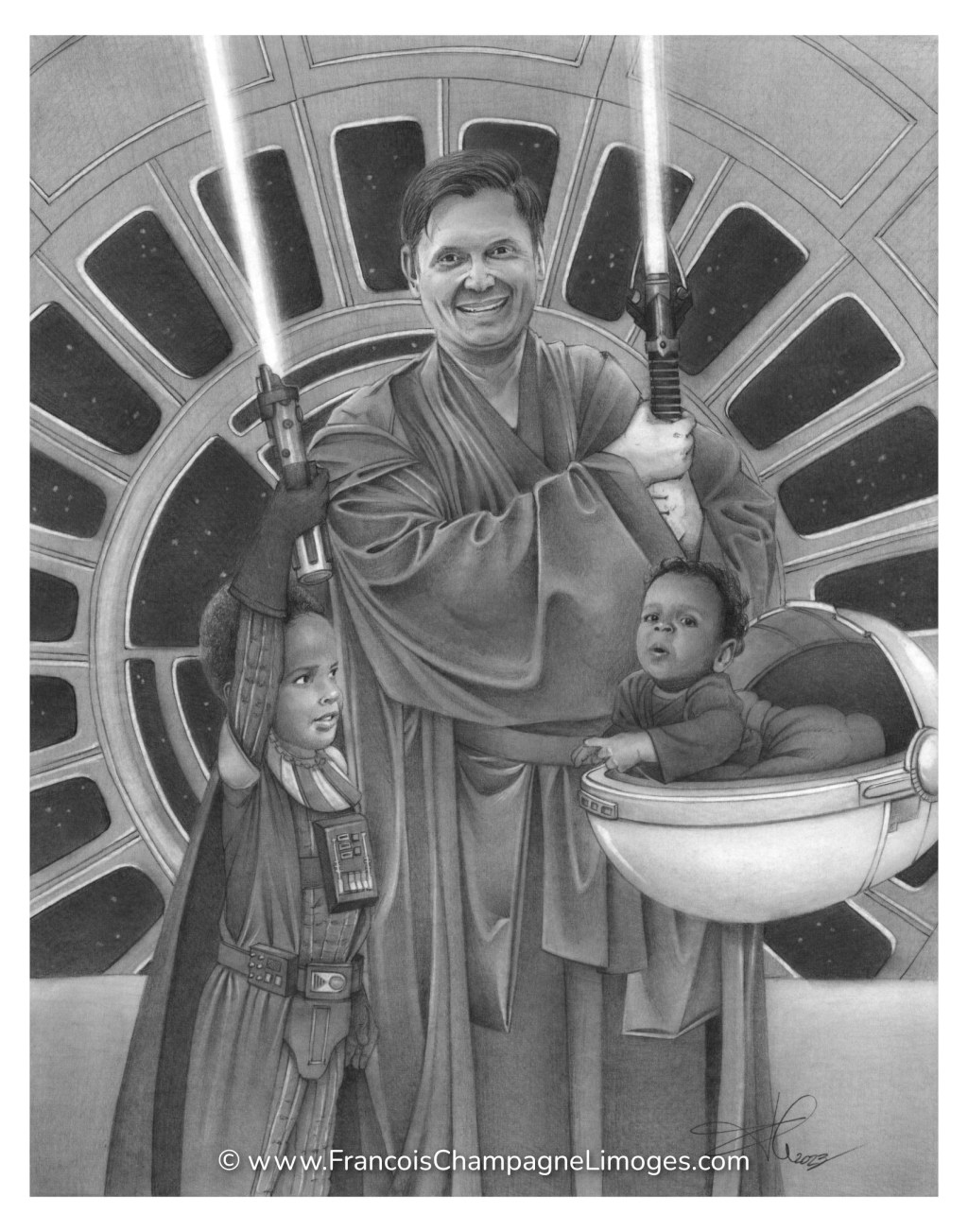 Commande de portrait privée / Private portrait&nbsp;commission